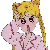 Usagi in nightgown, looking sick or confused 45.8 kilobytes